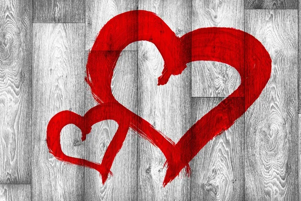 Κόκκινη καρδιά σύμβολα — Φωτογραφία Αρχείου