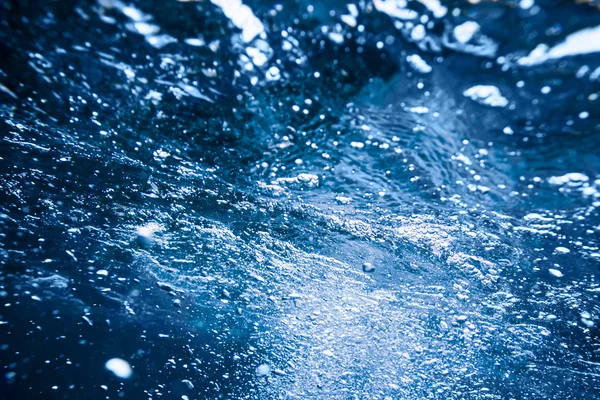 Su ve hava kabarcıkları — Stok fotoğraf
