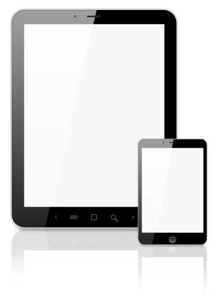 Tablet PC und Handy — Stockfoto