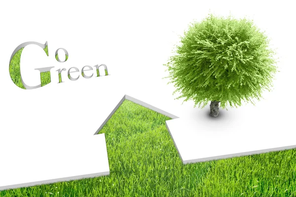 Go groene concept — Stockfoto