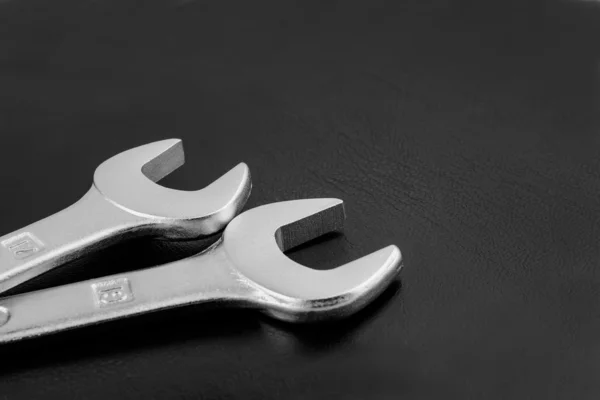 Two fork wrenches Stock Image