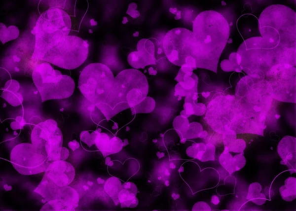 Valentine day background with hearts — Stock Photo, Image