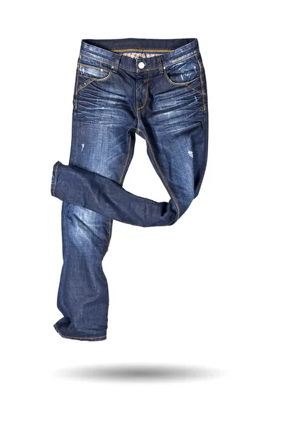 Blue jeans broek — Stockfoto