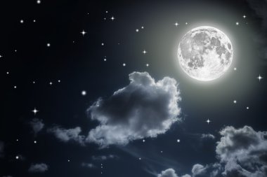 Yıldızlı gece gökyüzü
