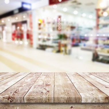 Mağaza arka plan bulanıklık