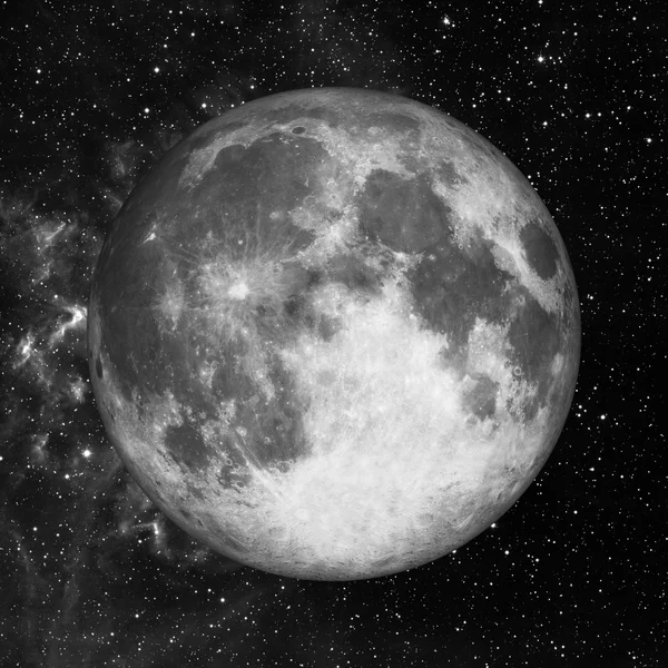 スペースの満月 — ストック写真