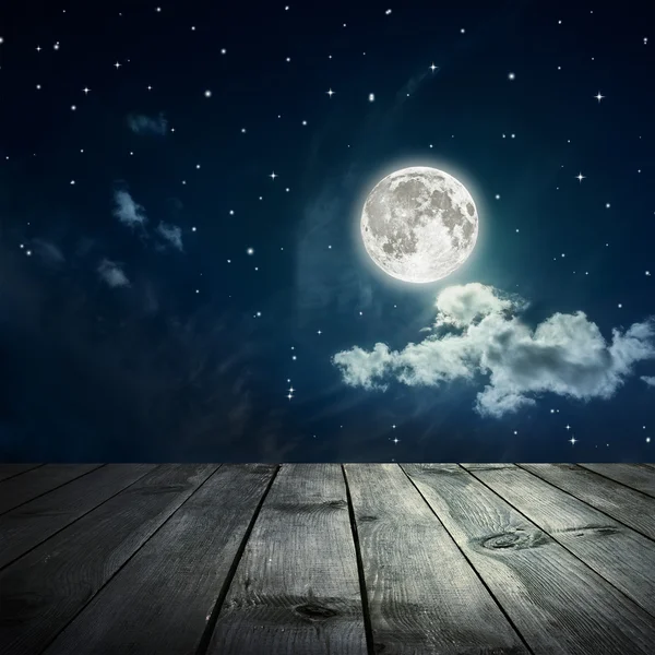 Night sky with stars — Stock Photo, Image