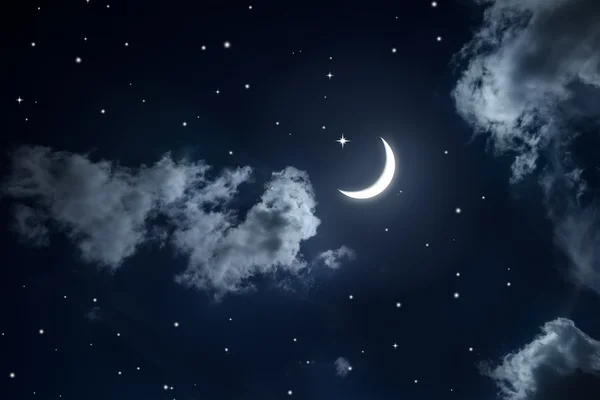 Night sky with stars — Stock Photo, Image