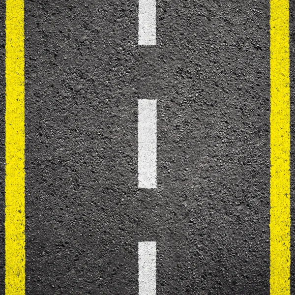 Asphalt with white line — Stock Photo, Image