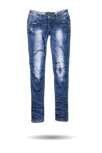 Pantalon jeans bleu — Photo