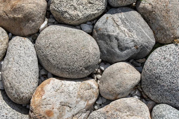 Fotografía Piedras Redondas Primer Plano Fondo — Foto de Stock