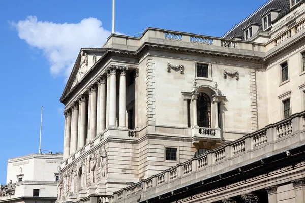 London, Velká Británie - Bank of England — Stock fotografie