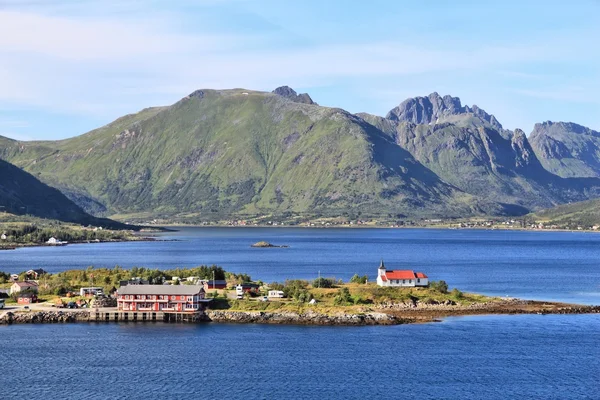 Landschap van Noorwegen - Lofoten — Stockfoto