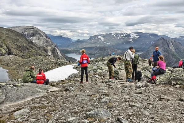 Jotunheimen hiking, Noruega — Fotografia de Stock