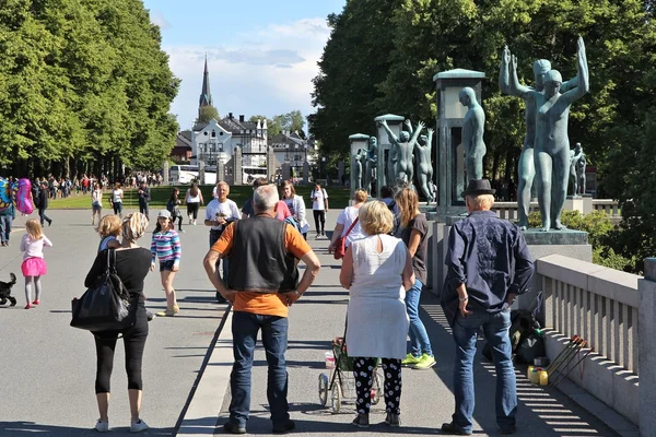 Parque Oslo Frogner — Fotografia de Stock