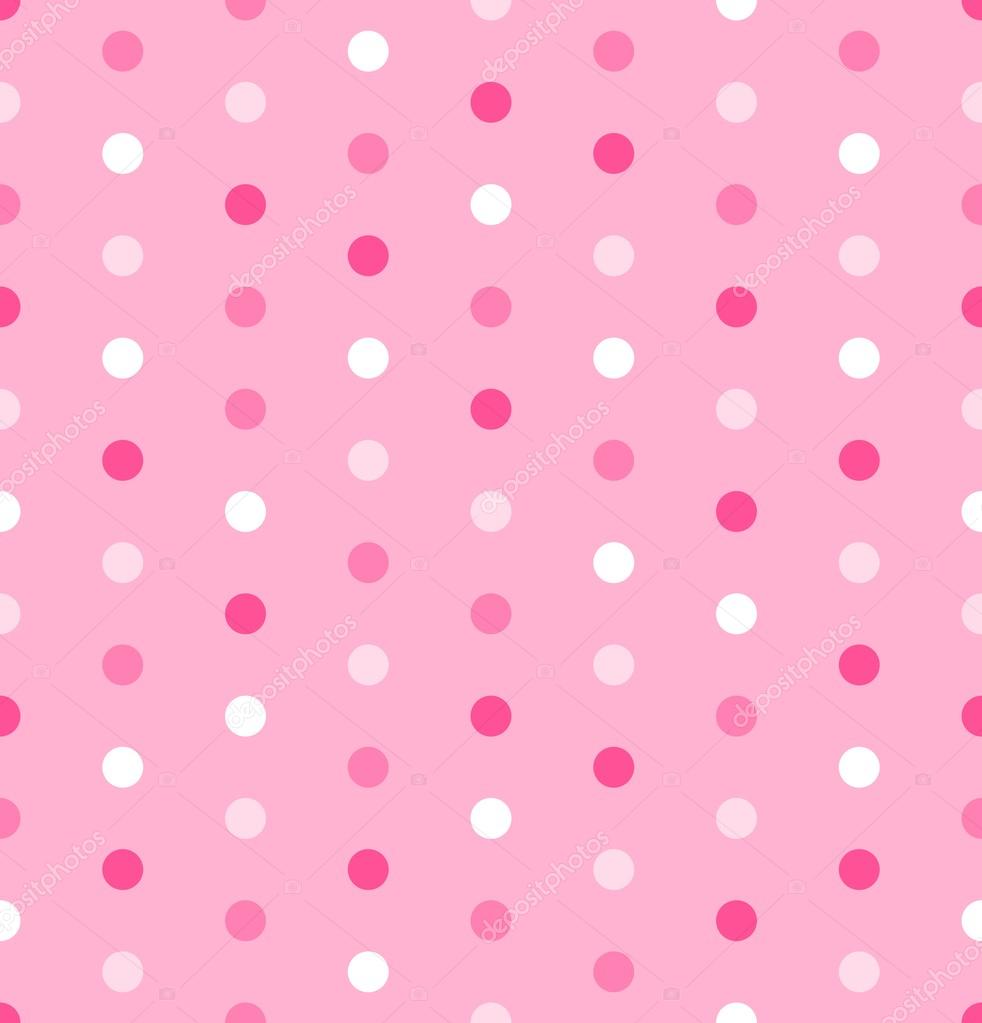 Lunares rosados | Patrón de lunares rosa — Vector de stock ...