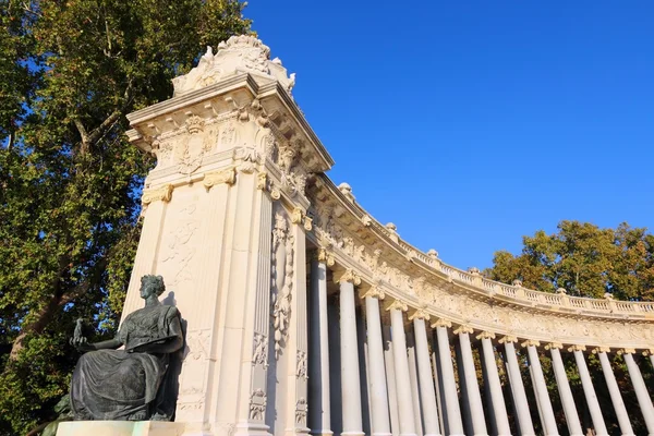 Madrid Alfonso monument — Stockfoto