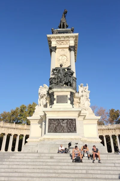 Μνημείο της Μαδρίτης στο πάρκο Ρετίρο — Φωτογραφία Αρχείου