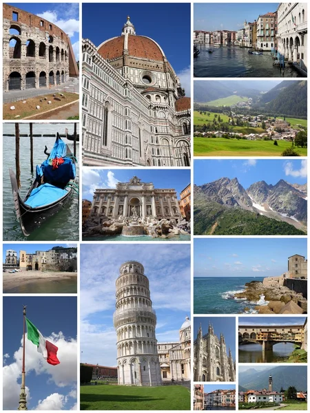 Italien fotokollage — Stockfoto