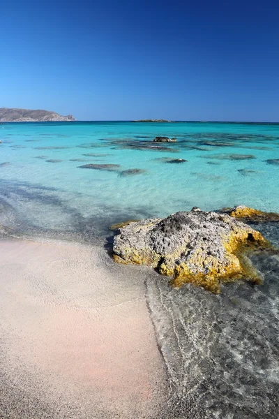 Elafonisi, Girit - deniz görünümü — Stok fotoğraf