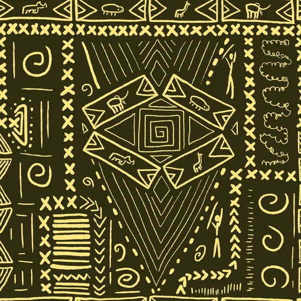 Этнический вектор - африканская иллюстрация — стоковый вектор