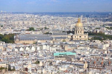 Paris havadan görünümü