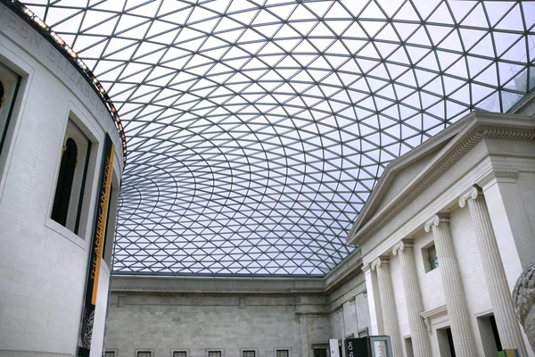 Interiér britského muzea — Stock fotografie