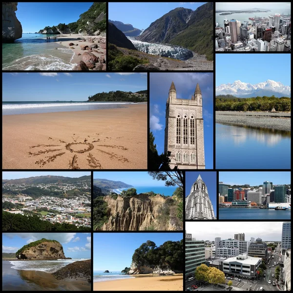 New Zealand - travel collage — Stock Photo, Image