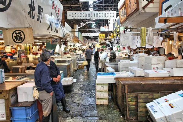 Balık çarşı içinde Japonya — Stok fotoğraf