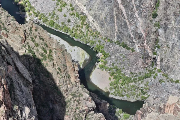 Чёрный каньон Ганнисона — стоковое фото