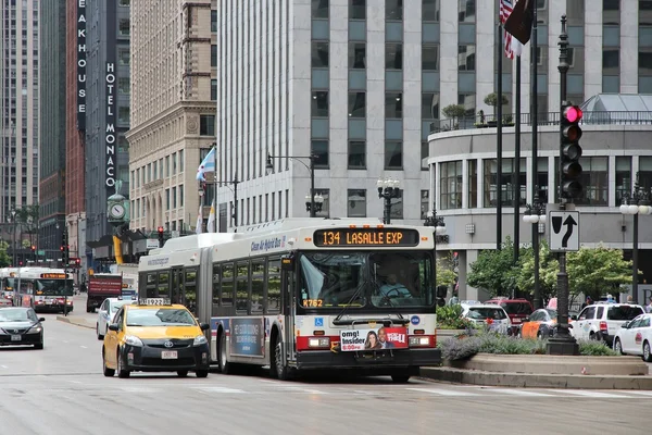 Traffico di Chicago - Stati Uniti — Foto Stock