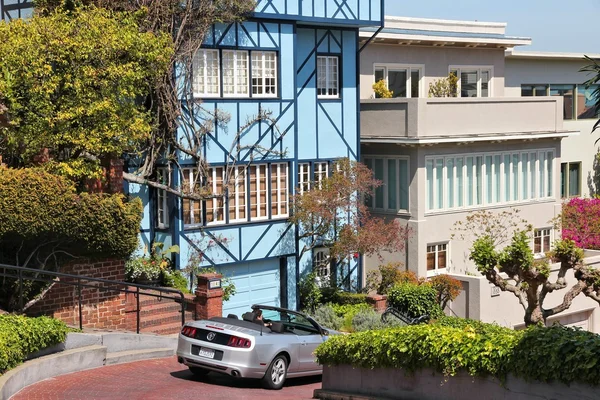 Lombard Street, São Francisco — Fotografia de Stock