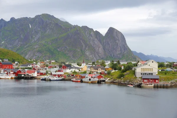 Lofoten, Noorwegen - Reine stad — Stockfoto