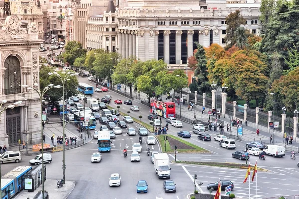 Madrid, spanischer Verkehr — Stockfoto