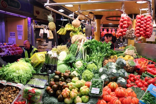 Barcelona market in Spain — Stock Photo, Image