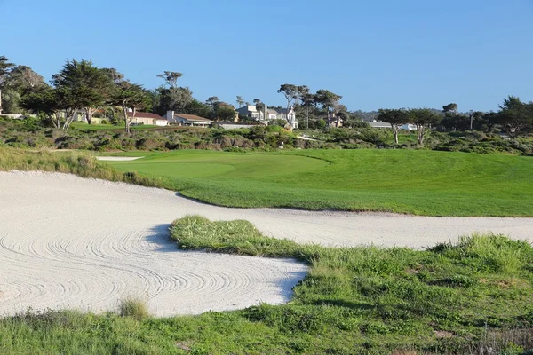 Playa de guijarros golf — Foto de Stock