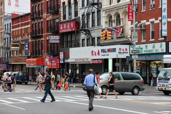 Chinatown Νέα Υόρκη — Φωτογραφία Αρχείου