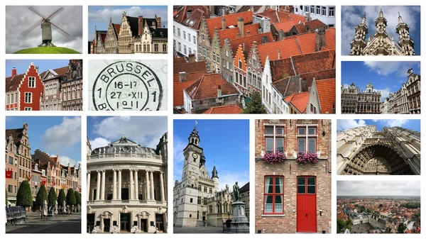 Bélgica - colección de viajes — Foto de Stock