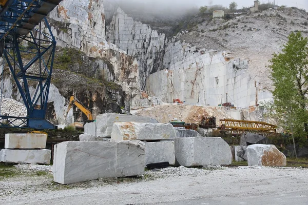Cantera de mármol, Carrara — Foto de Stock