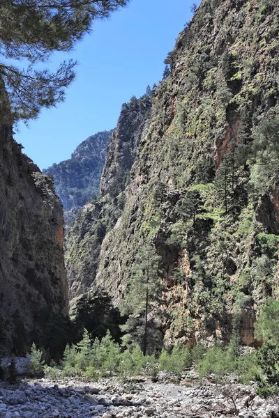 Samaria Gorge, Crete — Stock Photo, Image