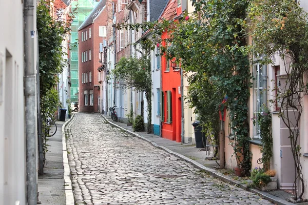 Lubeck, Germany - Old Town street — Stockfoto