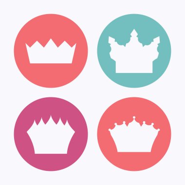 Vector crowns set