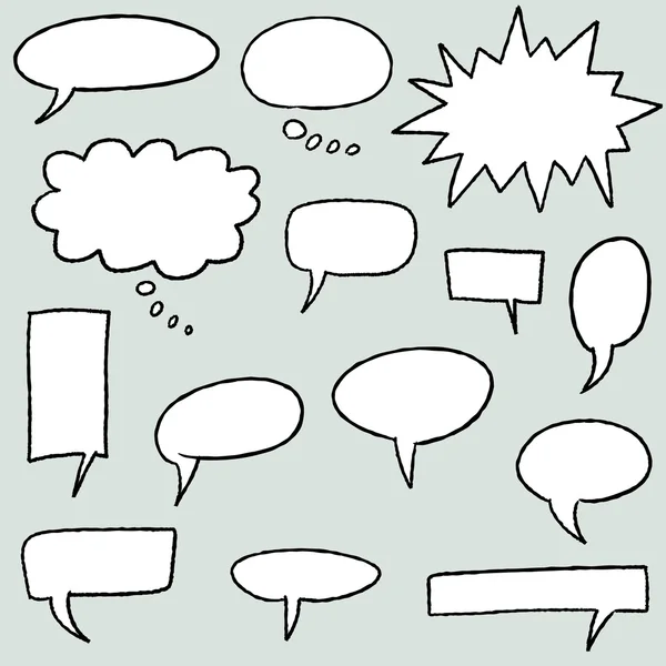 Vector comic speech — Stock Vector