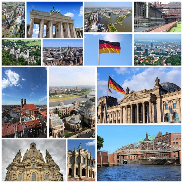 Deutschland collage fotos — Stockfoto