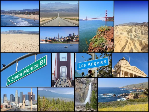 California collage photos — Stock Photo, Image