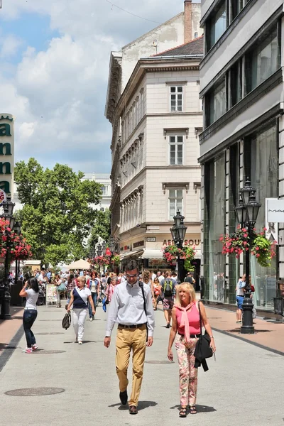 Vaci caddesini Budapeşte