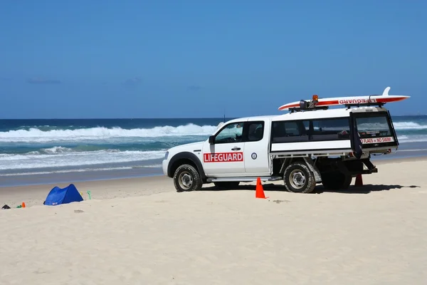 Australischer Rettungsschwimmer an der Goldküste — Stockfoto