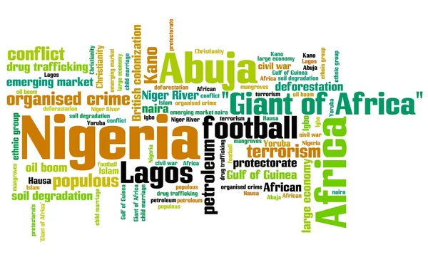 Nigérie shluku — Stock fotografie