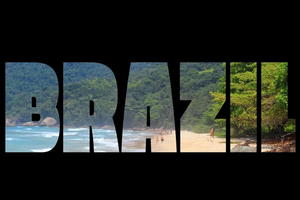 Brasil signo - palabra de viaje —  Fotos de Stock
