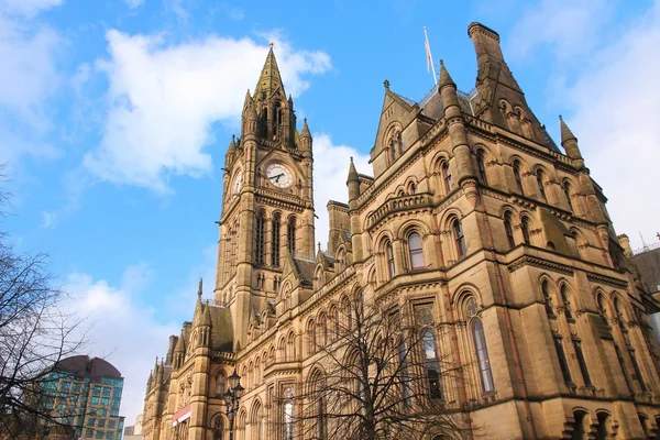 Manchester city hall — Zdjęcie stockowe